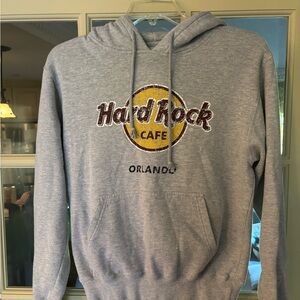 Hard Rock Cafe Heather Gray Hoodie with Logo